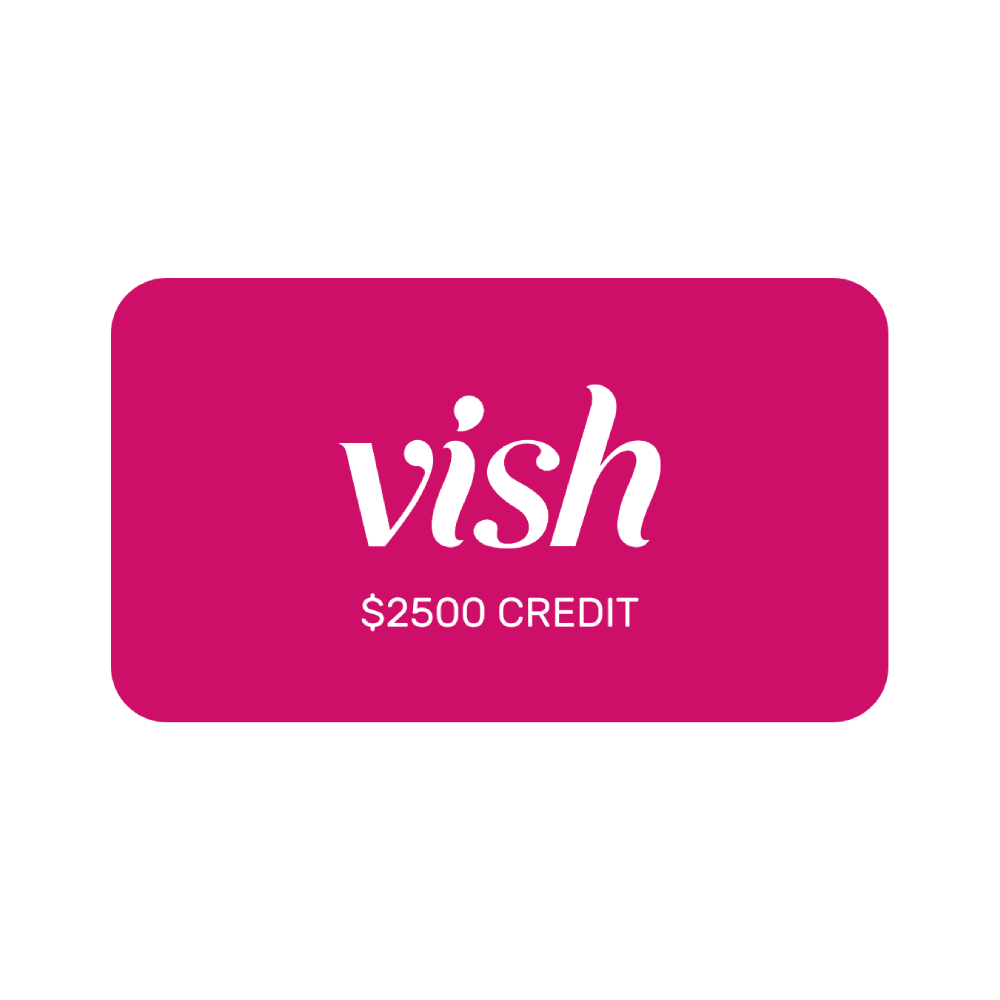 Vish Hair Color Management Software Gift Card-$2500