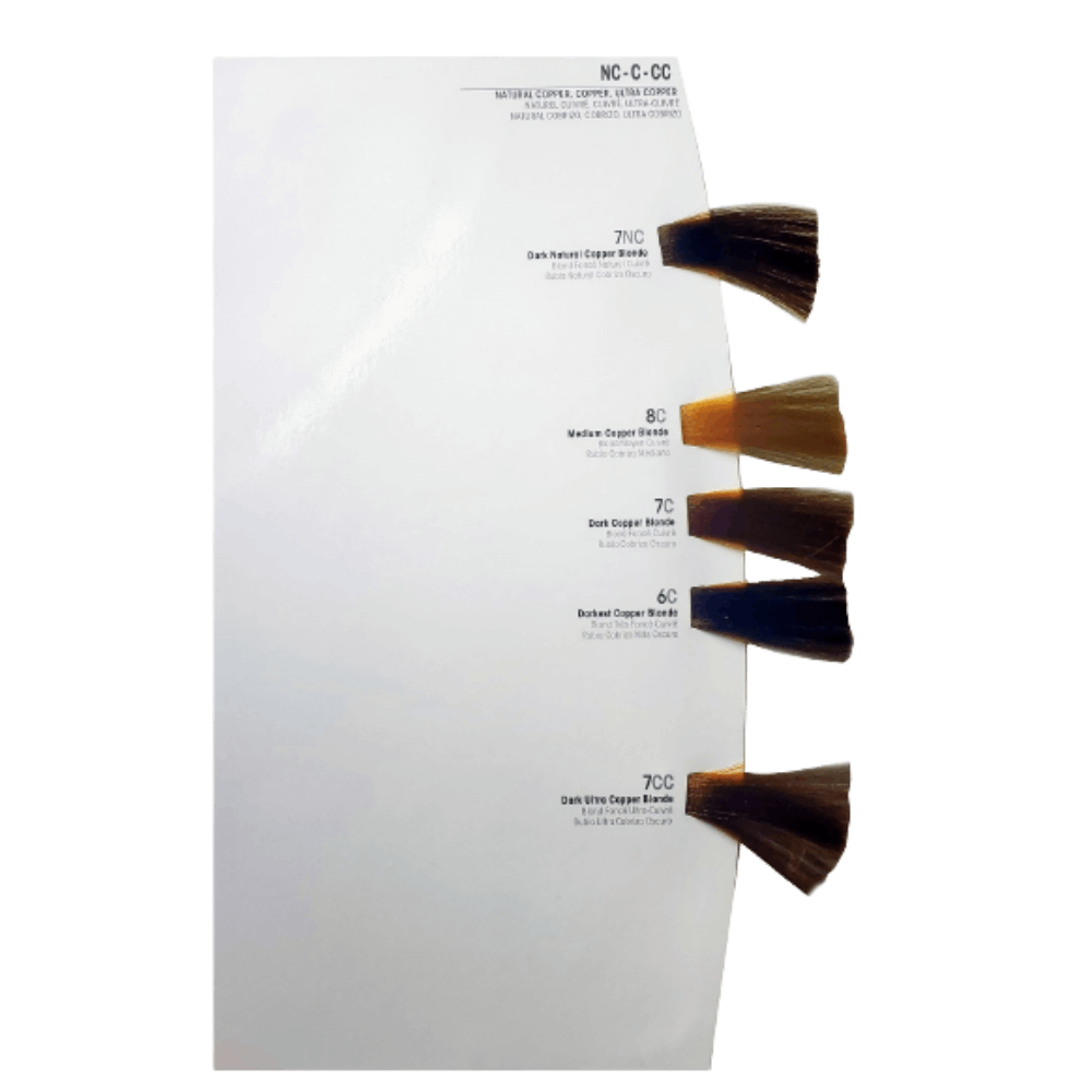 LHC Swatch Binder Page 6C Darkest Blonde Copper