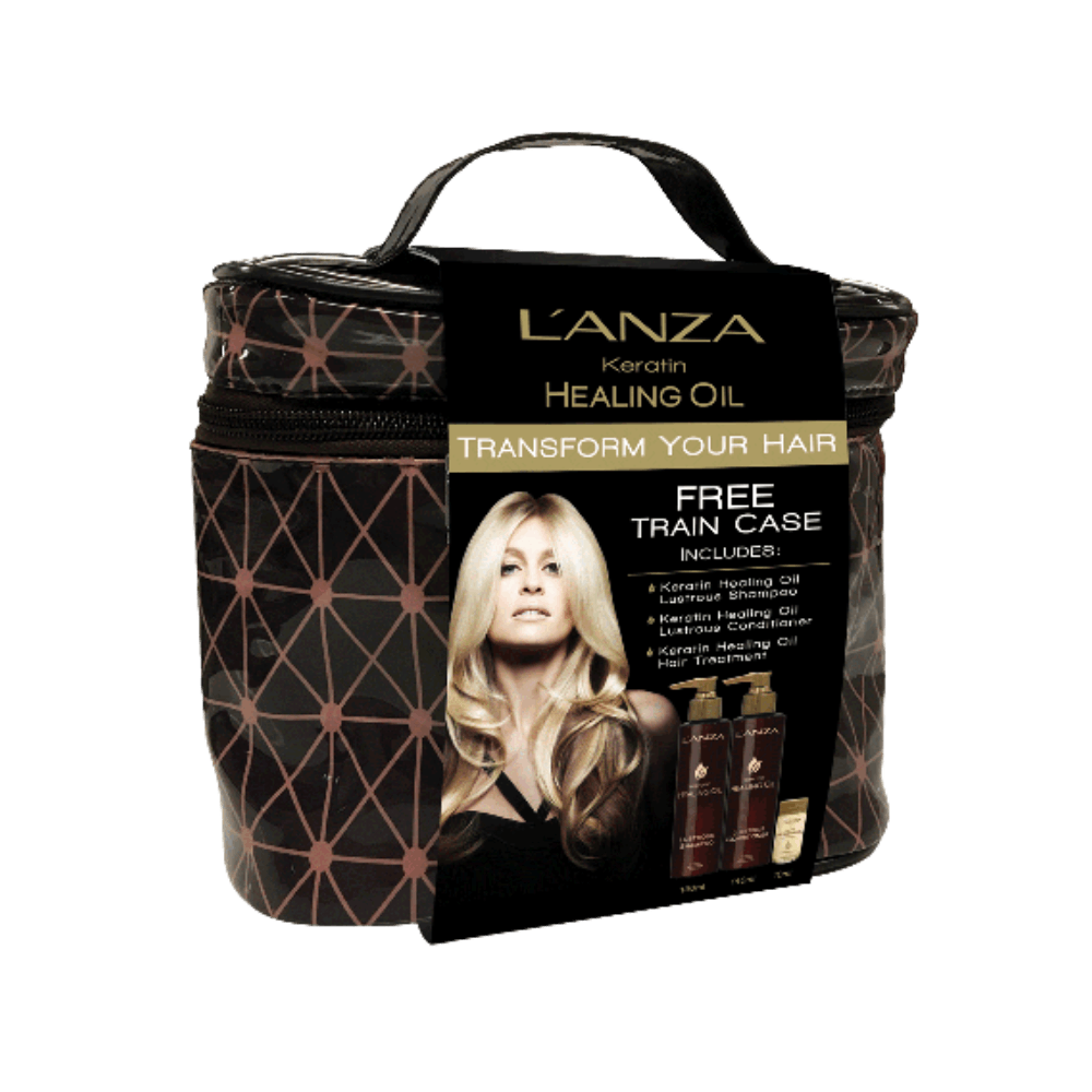 Keratin Healing Oil Train Case (Products not included)