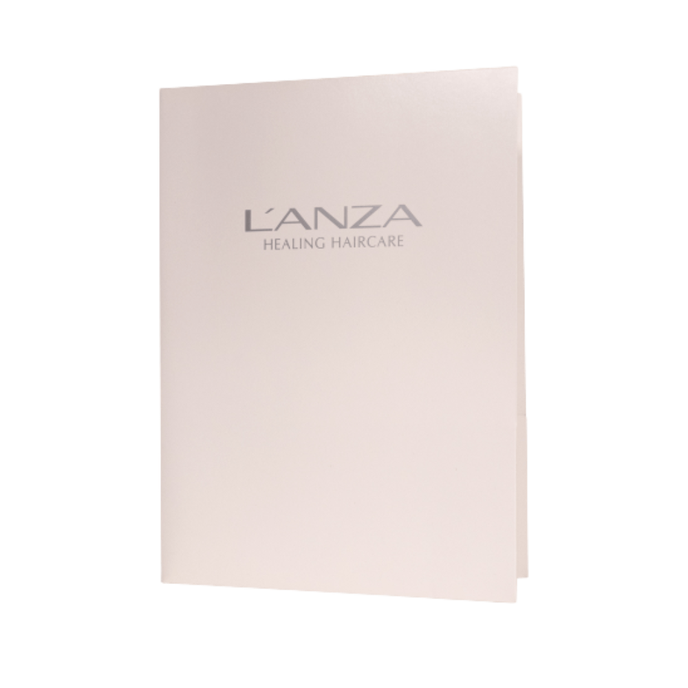Lanza Healing Haircare White Folder