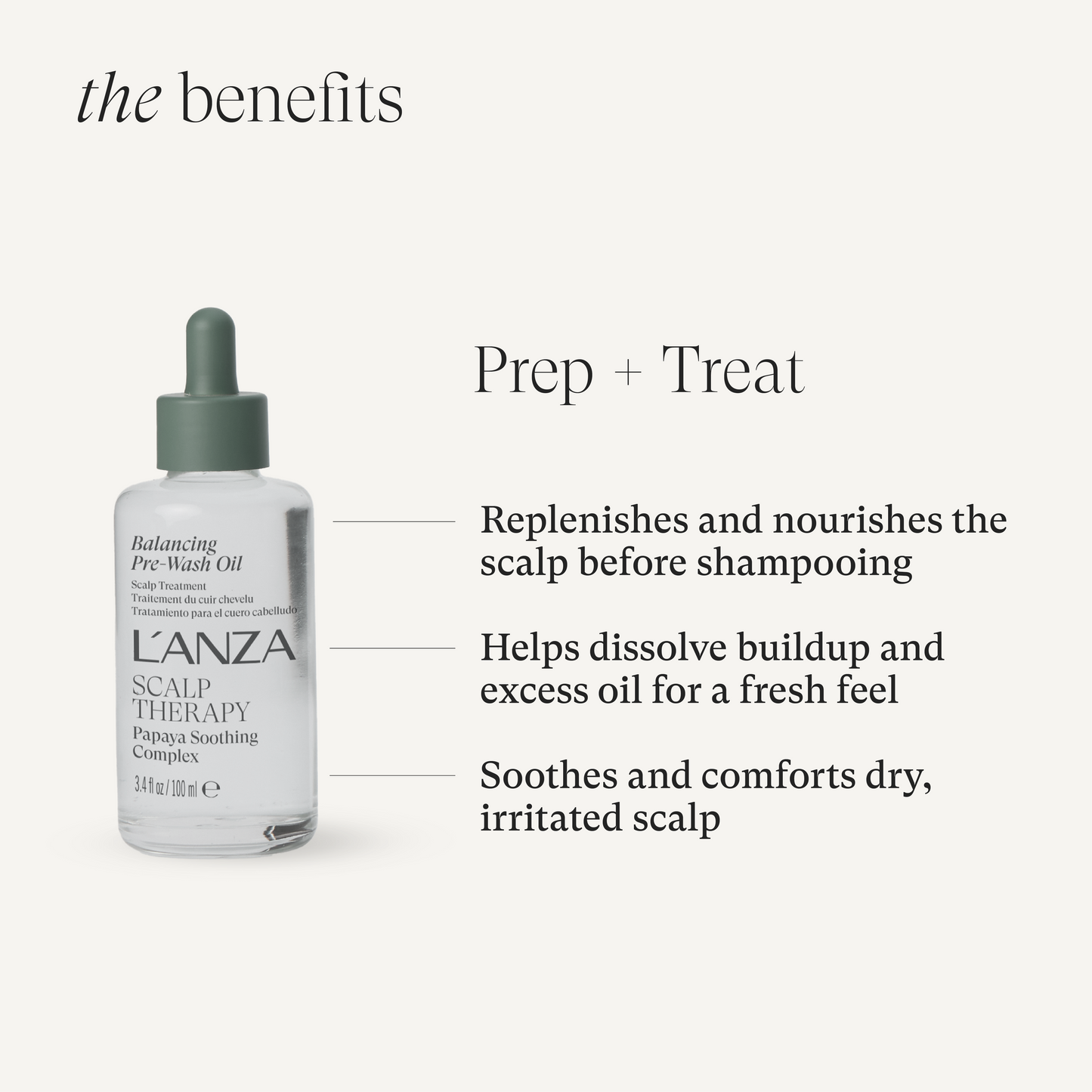 LNZ Scalp Therapy Balancing Pre-Wash Oil 3.4oz/100ml