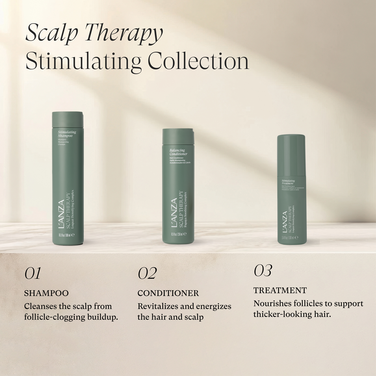 LNZ Scalp Therapy Stimulating Conditioner 8.5oz/250ml