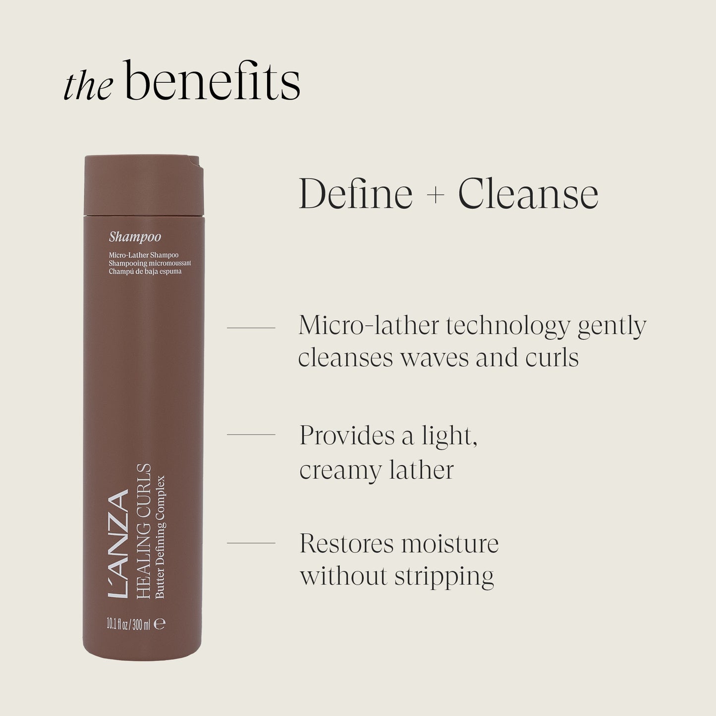 LNZ Healing Curls Shampoo