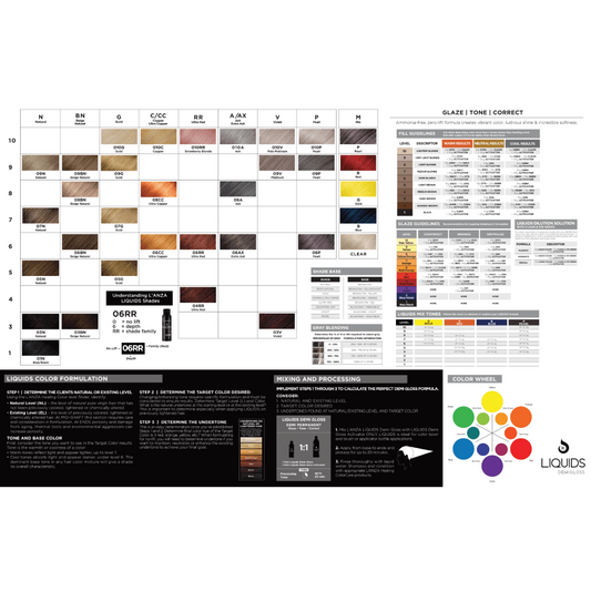 LIQUIDS Demi Gloss/Treatment Wall Chart